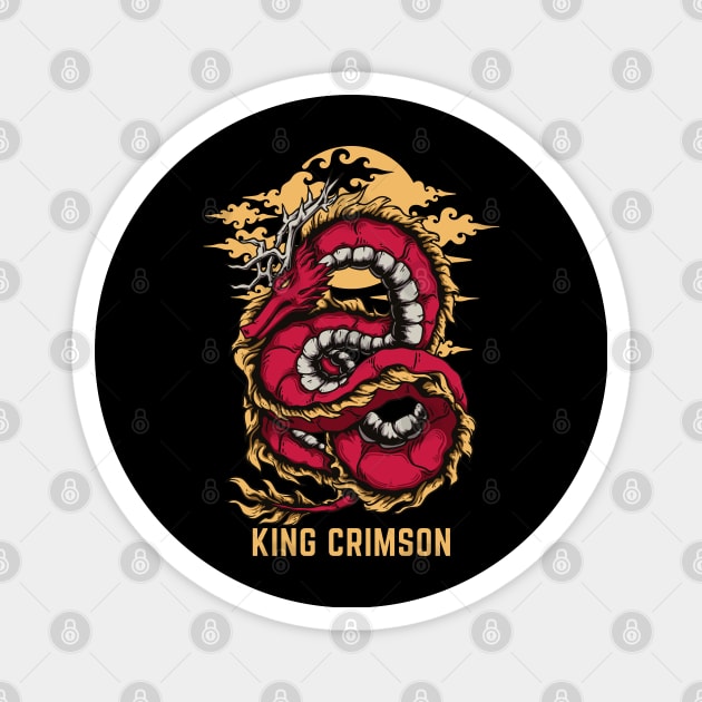 Flying Dragon King Crimson Magnet by Teropong Kota